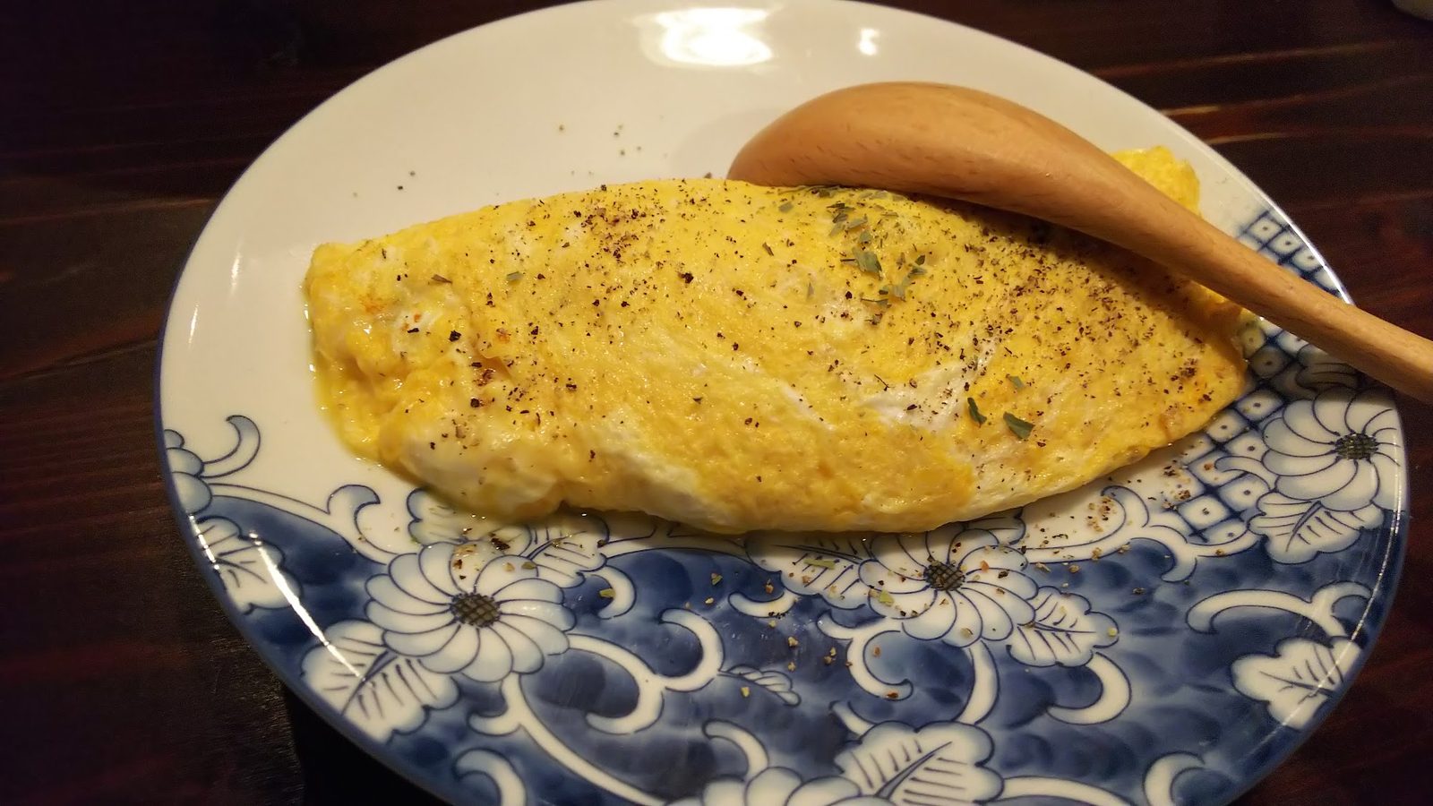 チリメン山椒のオムレツ