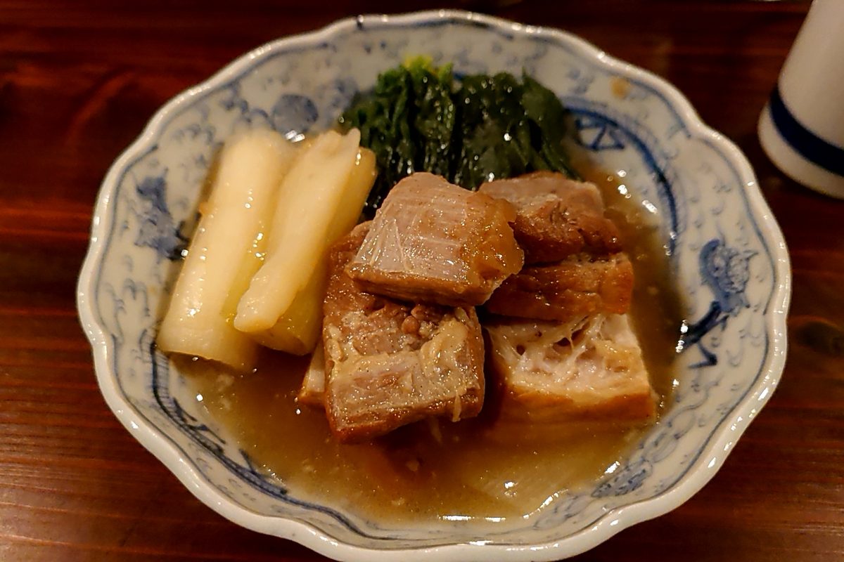 肉と長芋の煮物